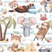 Animals on the beach - Stripes