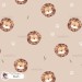 Basic Lion exclusive seamless pattern - Blush