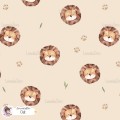 Basic Lion exclusive seamless pattern - Oat