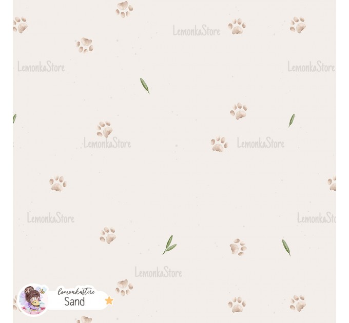 Basic Lion [Coordinate] seamless pattern - Sand