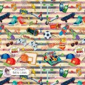 Best Buds exclusive seamless pattern - Retro Lines