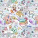 Besties exclusive seamless pattern - School
