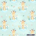 Bonnie giraffe - Mint