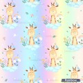 Bonnie giraffe - Rainbow