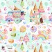 Candy Land exclusive seamless pattern - Mint