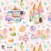 Candy Land exclusive seamless pattern - Peach