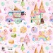 Candy Land exclusive seamless pattern - Pink