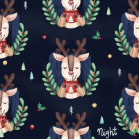 Christmas Deer - Night