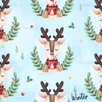 Christmas Deer - Winter