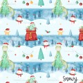 Christmas Dino - Snowy
