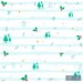 Christmas Forest exclusive [Coordinate] seamless pattern - Light stripes