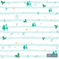 Christmas Forest [Coordinate] - Soft stripes