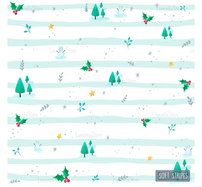 Christmas Forest [Coordinate] - Soft stripes