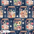 Christmas Jars exclusive seamless pattern - Jolly
