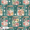 Christmas Jars exclusive seamless pattern - Merry