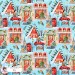 Christmas Street exclusive seamless pattern - Icy