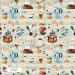Coffee Lover exclusive seamless pattern - Stripes