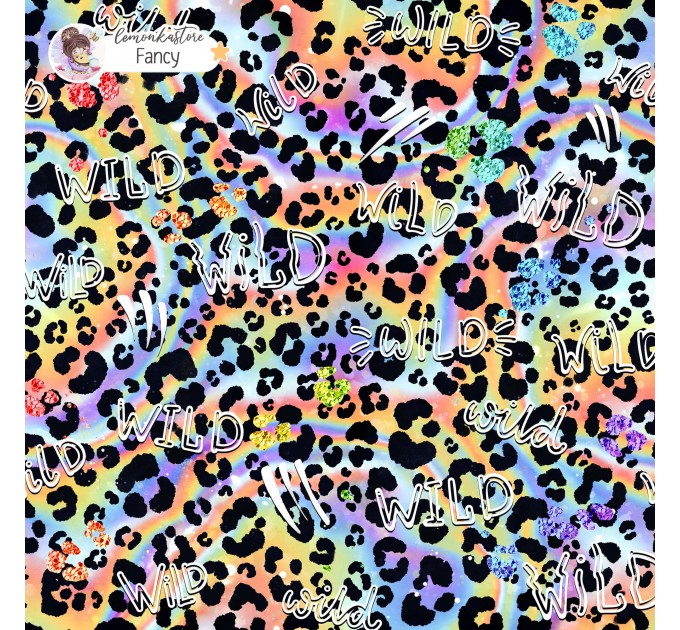 Colorful Cheetah (3 in 1) exclusive seamless pattern - Fancy