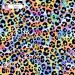 Colorful Cheetah (3 in 1) exclusive seamless pattern - Fancy
