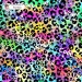 Colorful Cheetah (3 in 1) exclusive seamless pattern - Rainbow