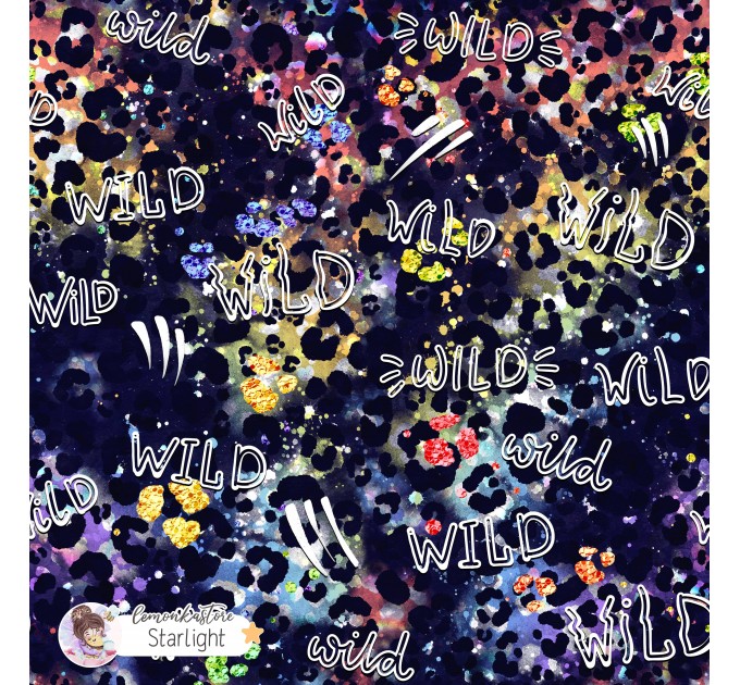 Colorful Cheetah (3 in 1) exclusive seamless pattern - Starlight