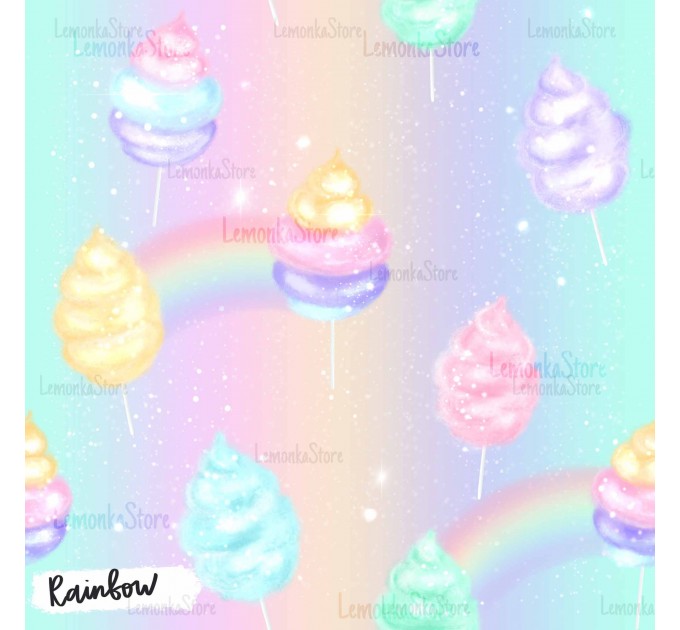 Cotton Candy - Rainbow