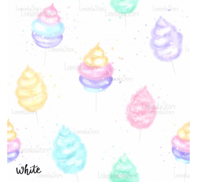 Cotton Candy - White