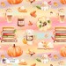 Cozy Autumn exclusive seamless pattern - Amber