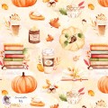 Cozy Autumn exclusive seamless pattern - Ivy