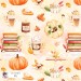 Cozy Autumn exclusive seamless pattern - Ivy