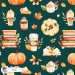 Cozy Autumn exclusive seamless pattern - Pine