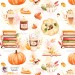 Cozy Autumn exclusive seamless pattern - Splash