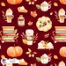 Cozy Autumn exclusive seamless pattern - Velvet