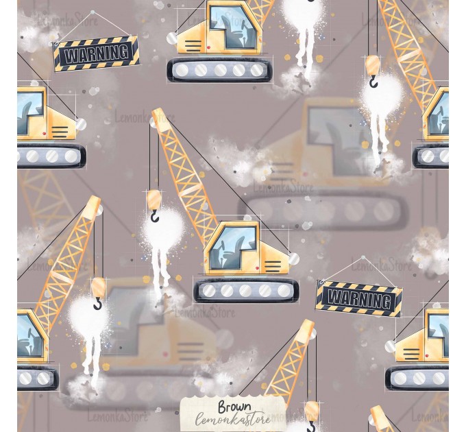 Crane Construction - Brown
