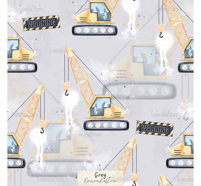 Crane Construction - Grey