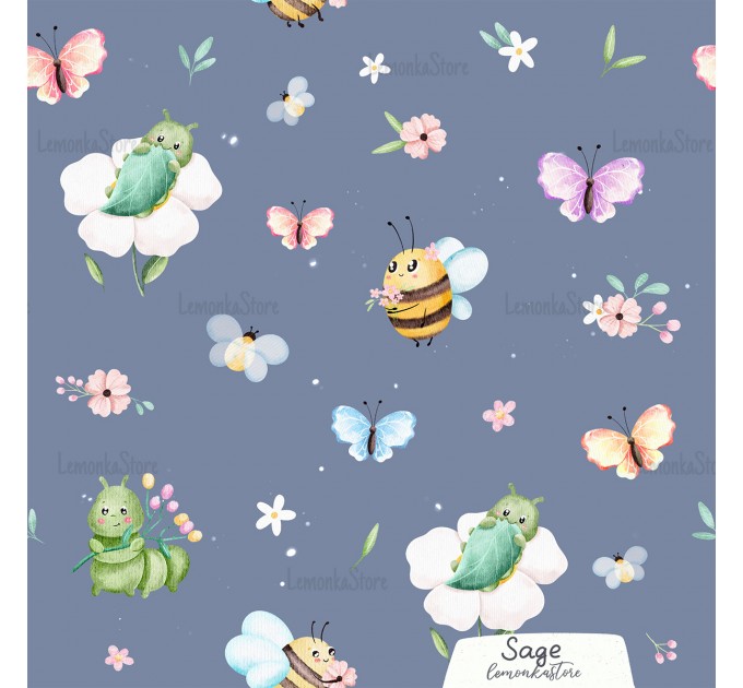 Cutie Bugs - Sage