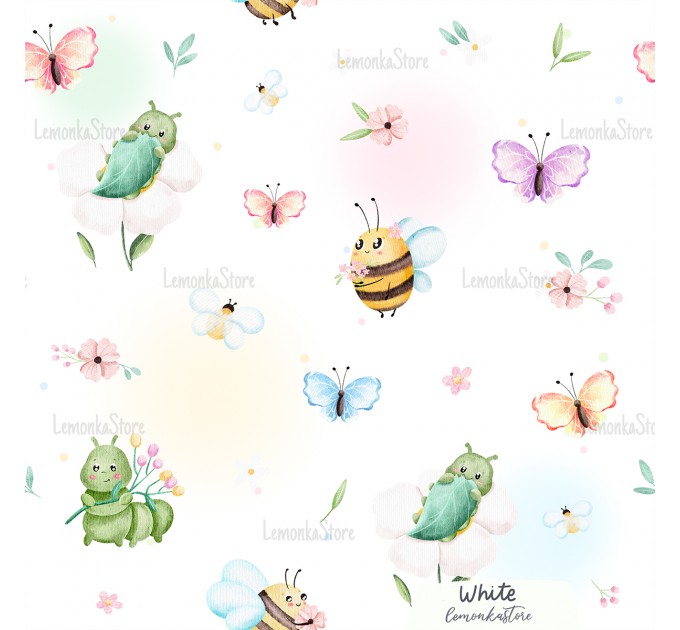 Cutie Bugs - White