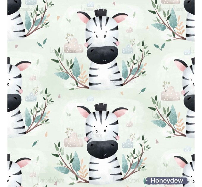 Cutie Zebra - Honeydew