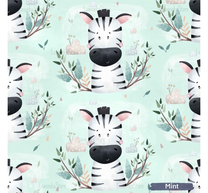 Cutie Zebra - Mint