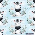 Cutie Zebra - Spring