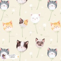 Dandelion Kitty - Cotton