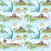 Dinosaurs Girly - Sky
