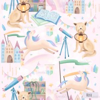 Fairy tale in magic library - Rose