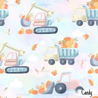 Fall trucks - Candy + PNG's