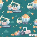 Fall trucks - Green + PNG's