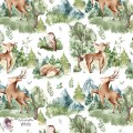 Forest spirit exclusive seamless pattern - White