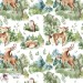 Forest spirit exclusive seamless pattern - White