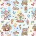 Fun Fair exclusive seamless pattern - Mermaid