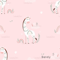 Giraffe Nicole Floral - Barely
