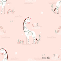 Giraffe Nicole Floral - Blush